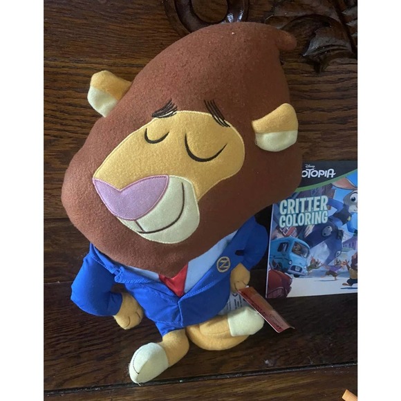 Zootopia Gift Basket Plush Pillow Characters Action Figures Sticker Book - Picture 2 of 10